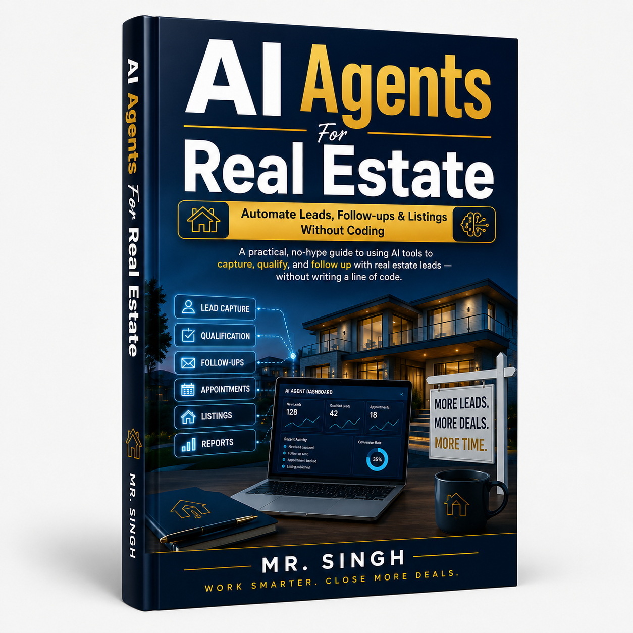 AI agents for real estate automation muckup